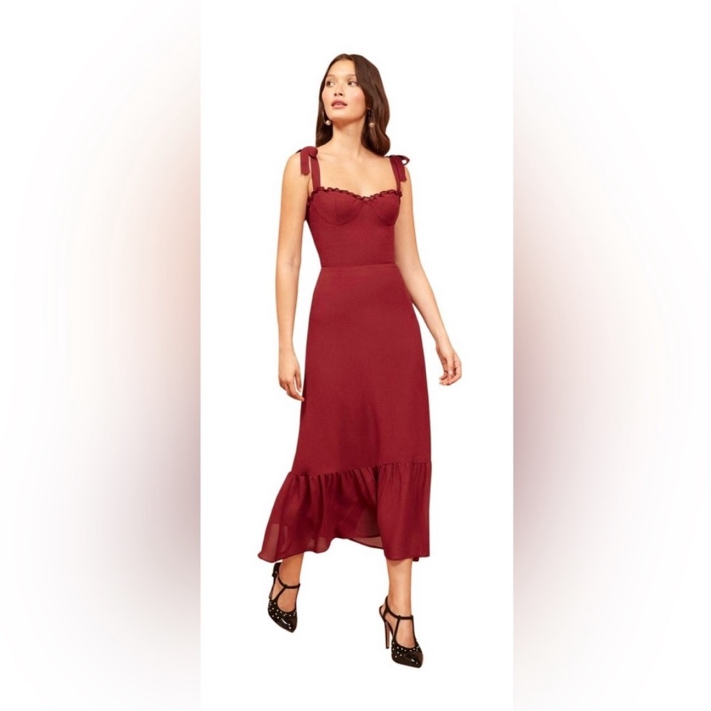 Reformation Nikita dress size 2 garnet